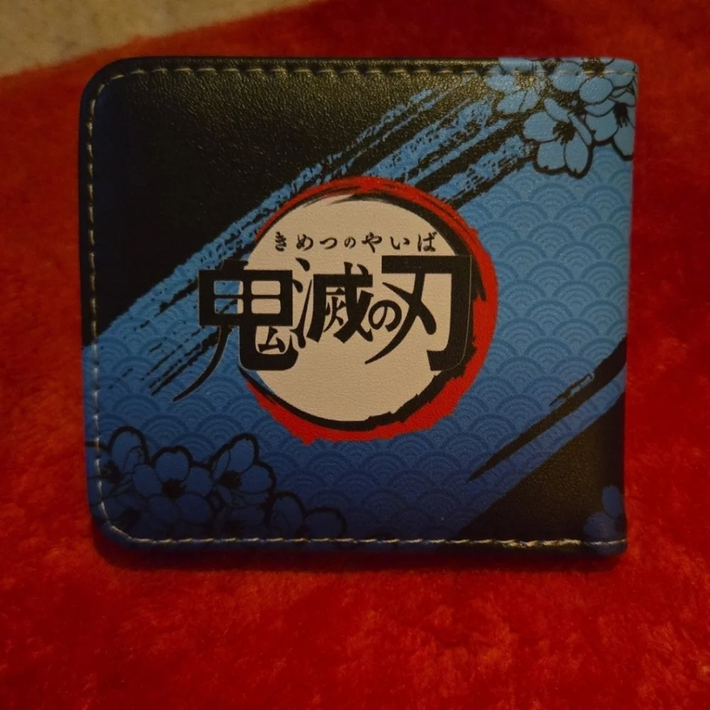 New demon slayer Giyu Tomioka anime manga leather wallet